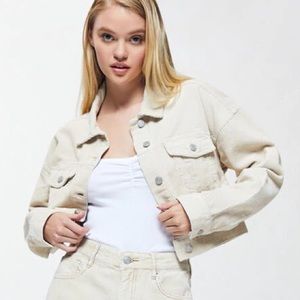 NEW Cropped Corduroy Jacket